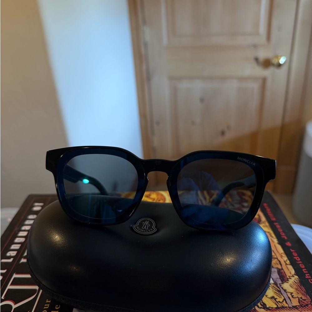 Moncler Dark Blue Sunglasses for Men